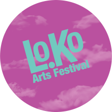 LoKo Pink Clouds Logo