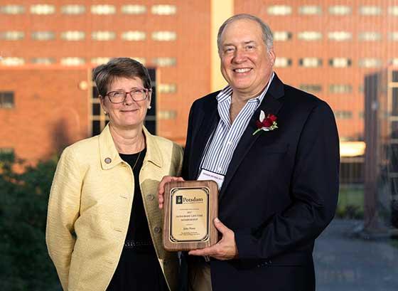 SUNY Potsdam Names John L. Priest an Honorary Alumnus | SUNY Potsdam