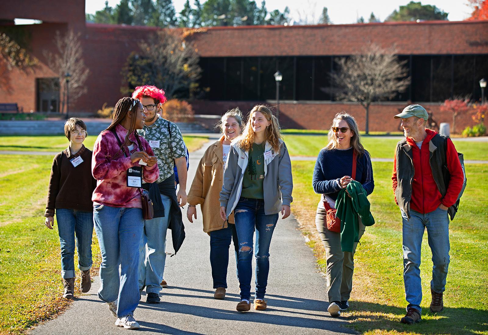 SUNY Potsdam Visiting Students & Families for Fall Open Houses